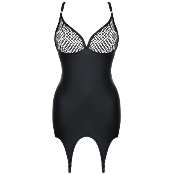 Schwarzes Strapskleid Dderis001 von Demoniq Dark Desire Collection kaufen | Fesselliebe