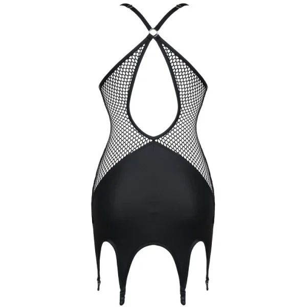 Schwarzes Strapskleid Dderis001 von Demoniq Dark Desire Collection kaufen | Fesselliebe