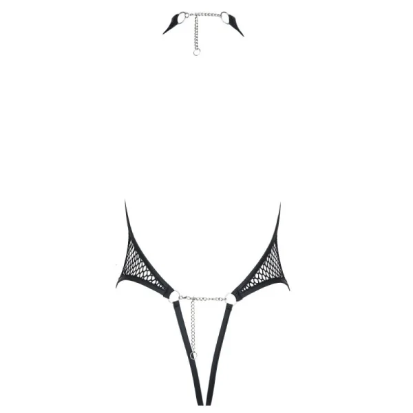 Schwarzer Body Ddharmonia001 von Demoniq Dark Desire Collection kaufen | Fesselliebe