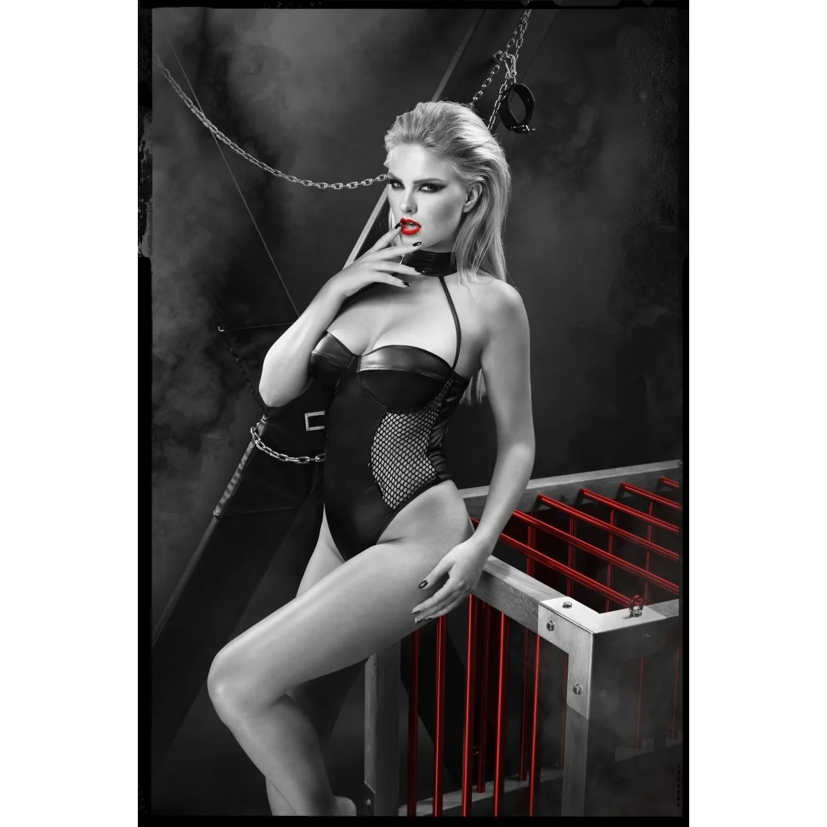 Schwarzer Body Ddketo001 von Demoniq Dark Desire Collection kaufen | Fesselliebe