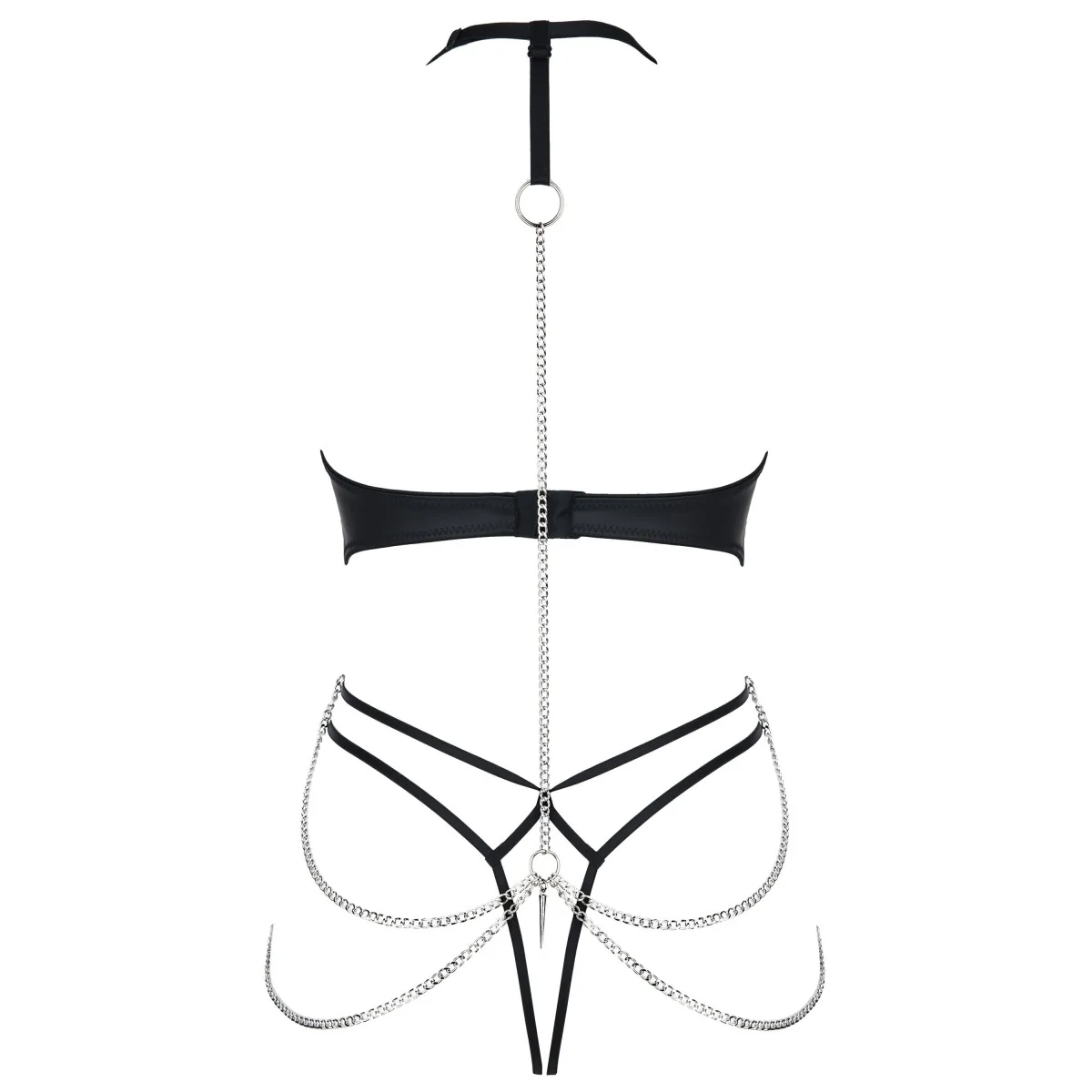 Schwarzer Ketten-Body Ddlitai001 von Demoniq Dark Desire Collection kaufen | Fesselliebe