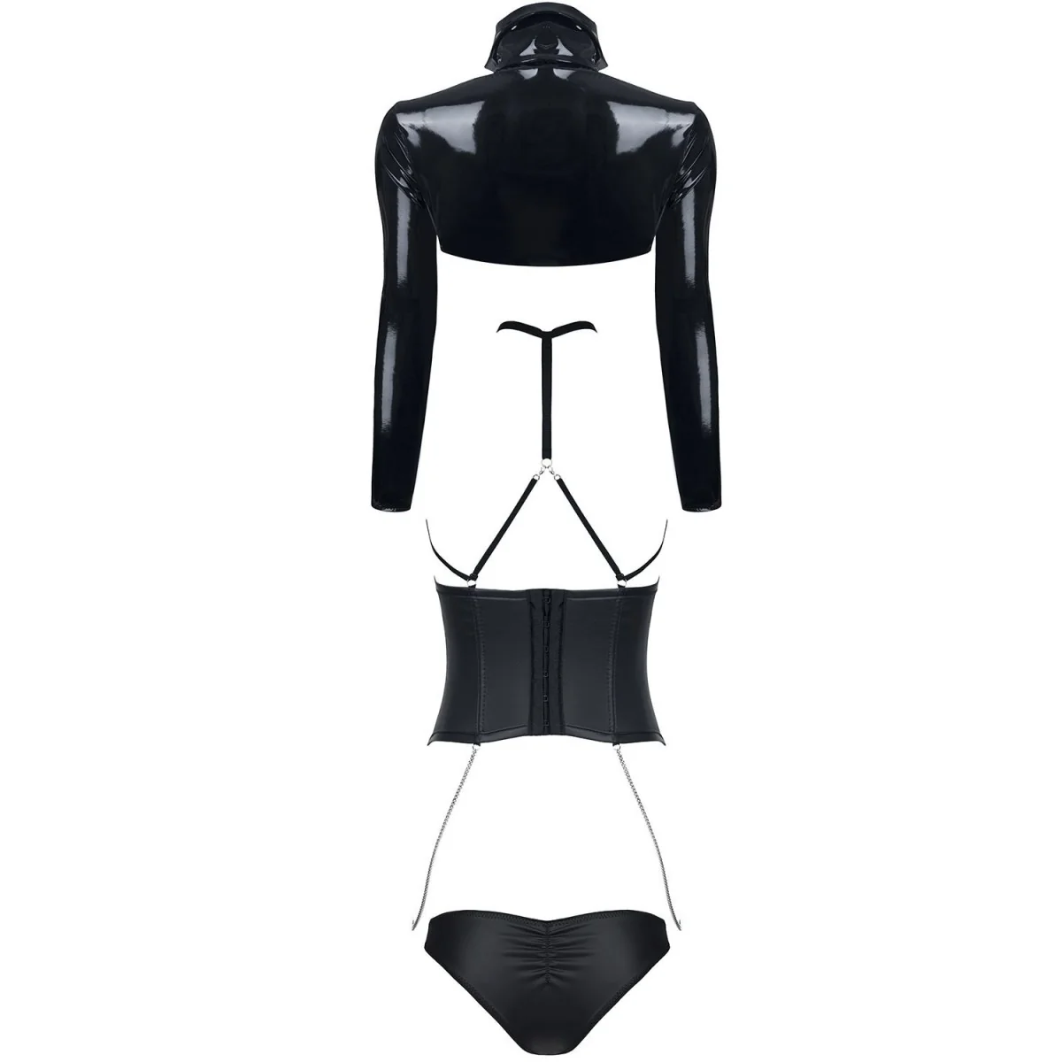 Schwarzes Set De443 von Demoniq Hard Candy Collection kaufen | Fesselliebe