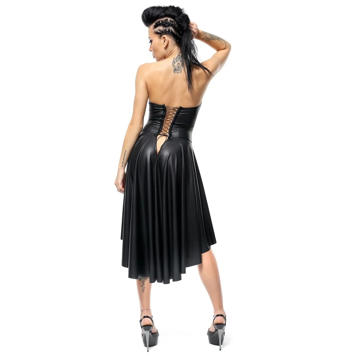Schwarzes Kleid De438 von Demoniq Hard Candy Collection kaufen | Fesselliebe