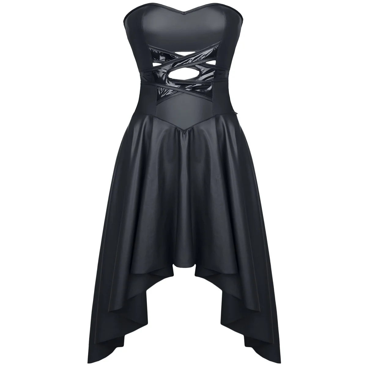 Schwarzes Kleid De438 von Demoniq Hard Candy Collection kaufen | Fesselliebe