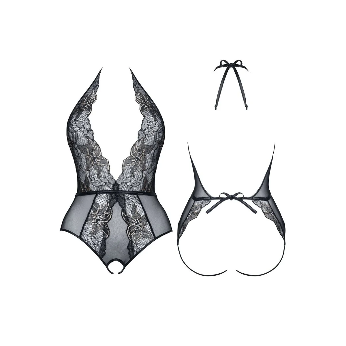 Schwarz/Goldener Body Melissa von Demoniq Magnetic Collection kaufen | Fesselliebe