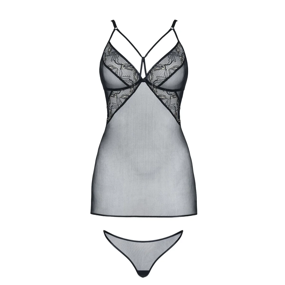 Schwarzes Minikleid Lucette von Demoniq Magnetic Collection kaufen | Fesselliebe