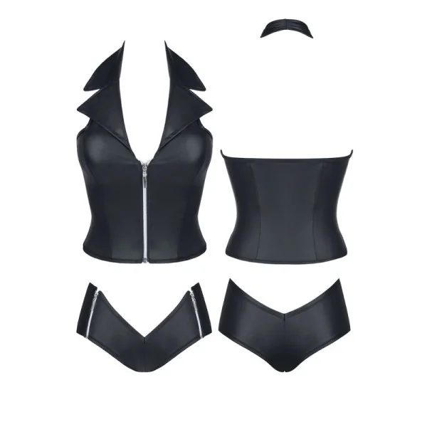 Schwarzes Set Eva von Demoniq Hard Candy Collection kaufen | Fesselliebe