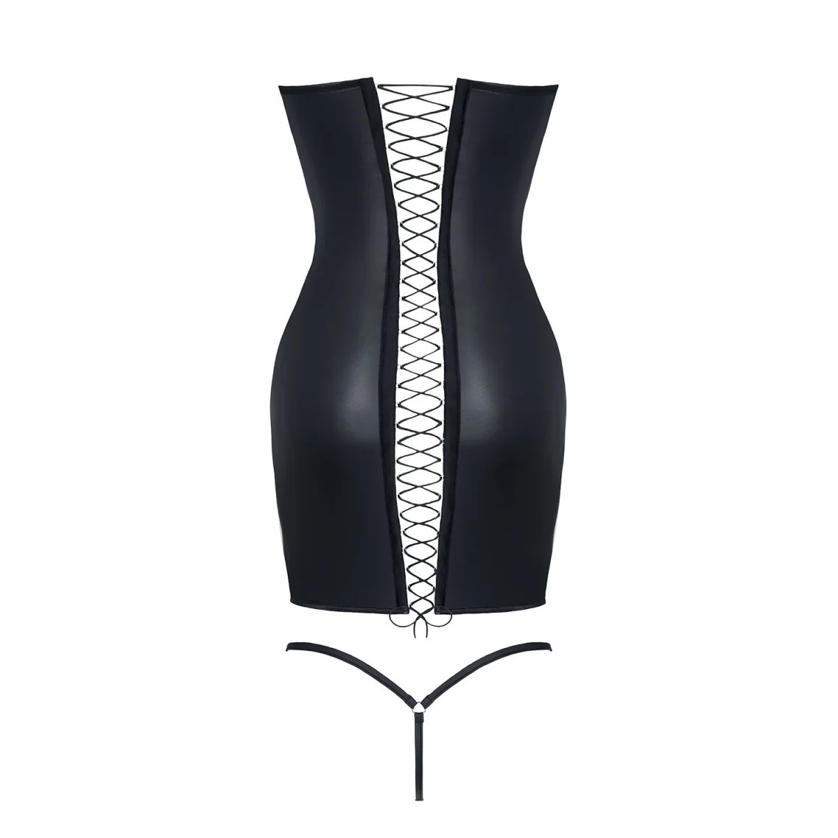 Schwarzes Minikleid Greta von Demoniq Hard Candy Collection kaufen | Fesselliebe