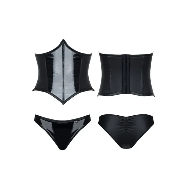 Schwarzes Set Cindy von Demoniq Hard Candy Collection kaufen | Fesselliebe