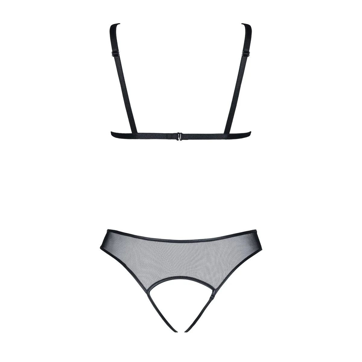 Schwarzes Set Pola von Demoniq Look At Me Collection kaufen | Fesselliebe