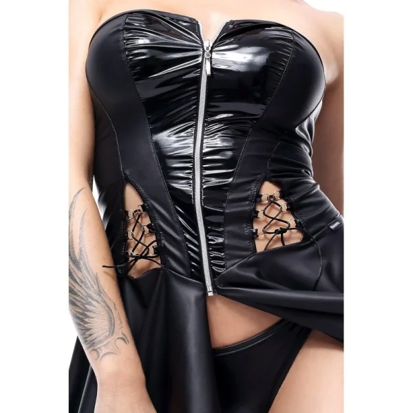 Schwarzes Minikleid Rita von Demoniq Hard Candy Collection kaufen | Fesselliebe
