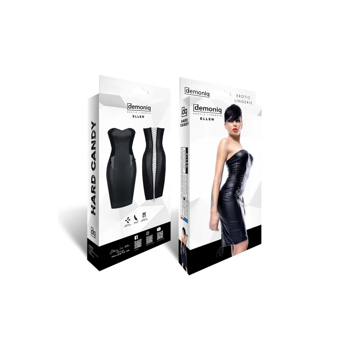 Schwarzes Kleid Ellen von Demoniq Hard Candy Collection kaufen | Fesselliebe