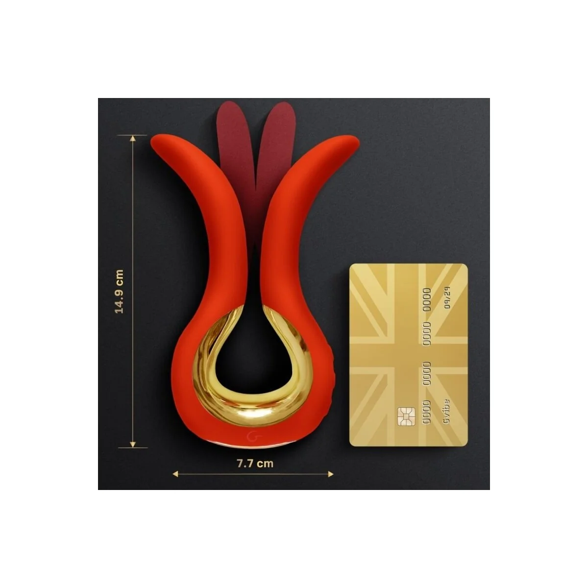 Gvibe Maxi Vibrator mit Zwei Flexiblen Spitzen Koralle von G-Vibe kaufen | Fesselliebe