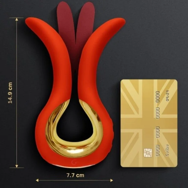 Gvibe Maxi Vibrator mit Zwei Flexiblen Spitzen Koralle von G-Vibe kaufen | Fesselliebe