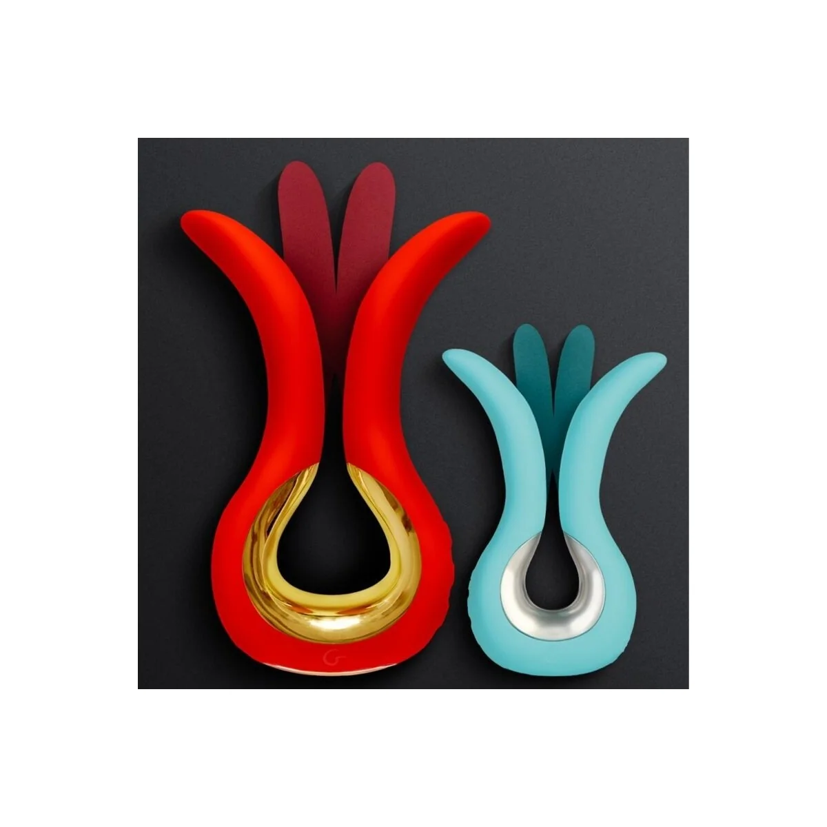 Gvibe Maxi Vibrator mit Zwei Flexiblen Spitzen Koralle von G-Vibe kaufen | Fesselliebe