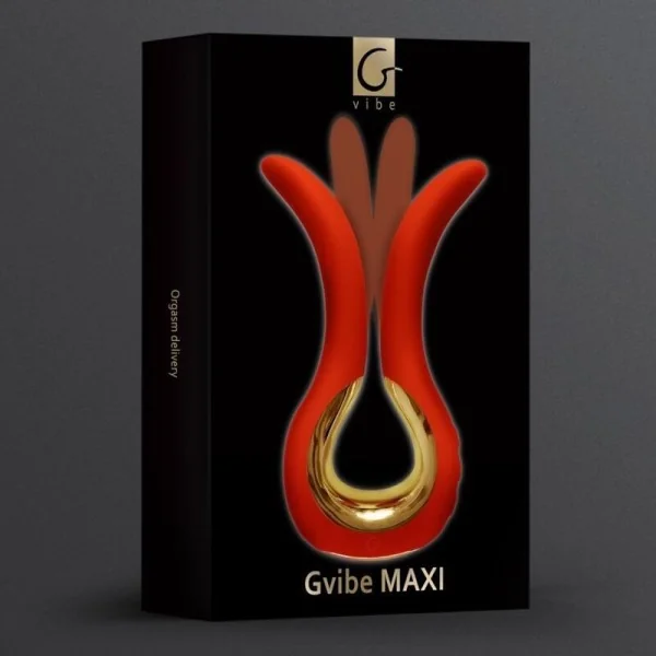 Gvibe Maxi Vibrator mit Zwei Flexiblen Spitzen Koralle von G-Vibe kaufen | Fesselliebe