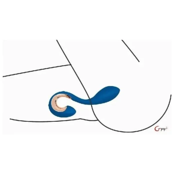 Gpop 2 G- und P-Punkt-Vibrator Indigoblau von G-Vibe kaufen | Fesselliebe
