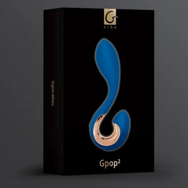 Gpop 2 G- und P-Punkt-Vibrator Indigoblau von G-Vibe kaufen | Fesselliebe