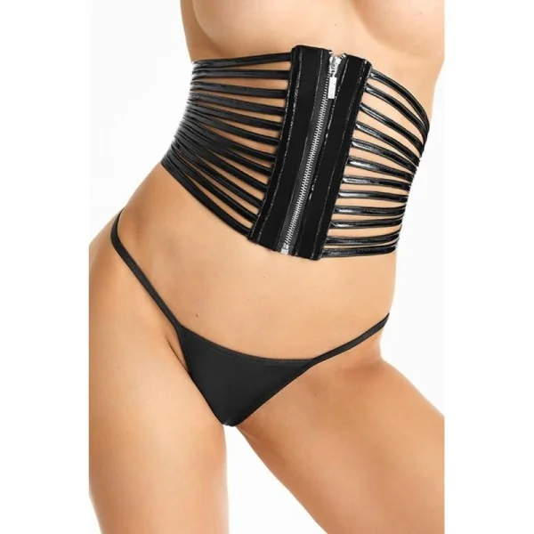 Schwarzes Taillenmieder Cr404 von 7-Heaven kaufen | Fesselliebe