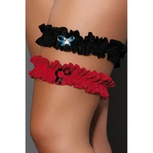 Rotes Strumpfband M/1062 Iga von Andalea Dessous kaufen | Fesselliebe