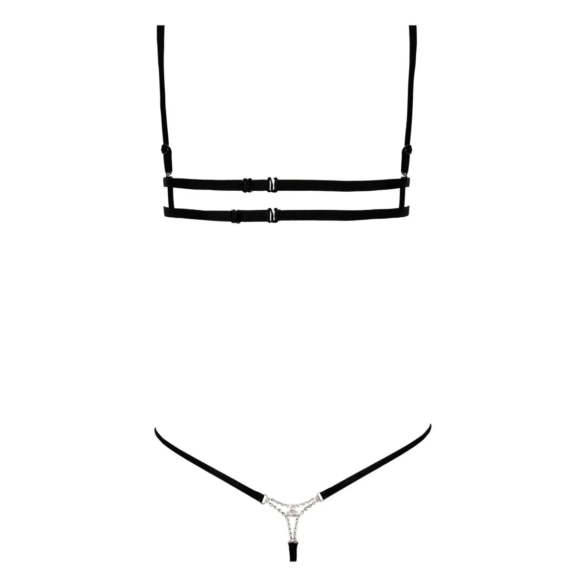 Schwarzes Set Kyane von Anais Apparel Luxury Lingerie kaufen | Fesselliebe