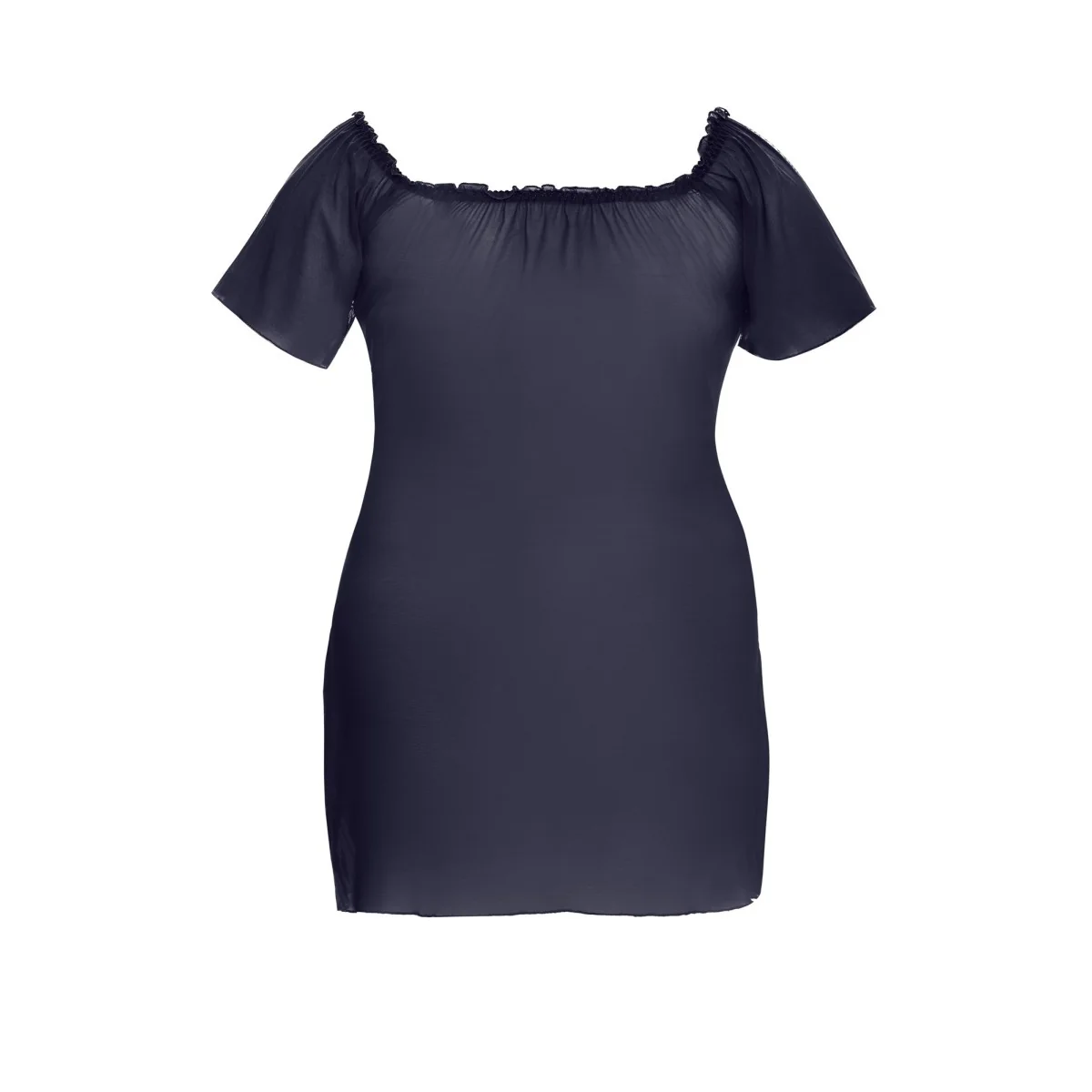 Schwarz/Dunkelblaues Chemise Aa051957 von Anais Apparel Plus Size kaufen | Fesselliebe