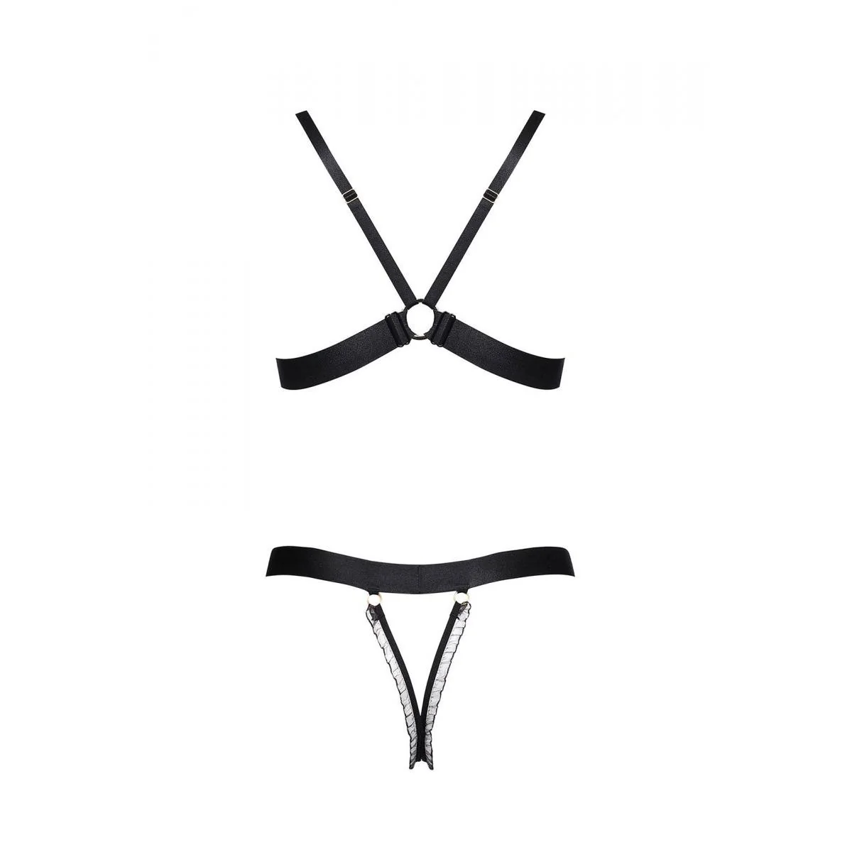 Rot/Schwarzes Set Aa052256 von Anais Apparel kaufen | Fesselliebe