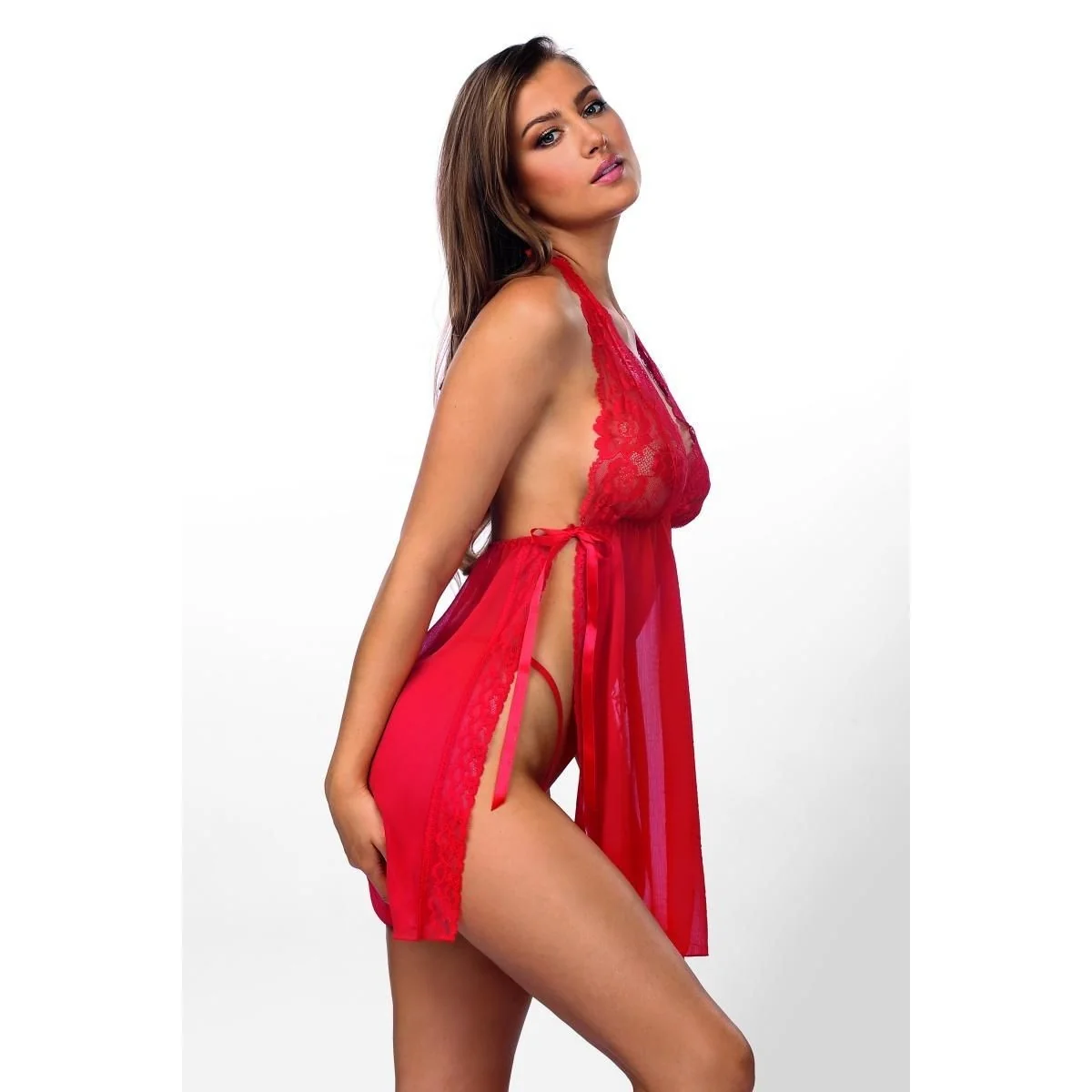 Rotes Babydoll Aa052271 von Anais Apparel kaufen | Fesselliebe