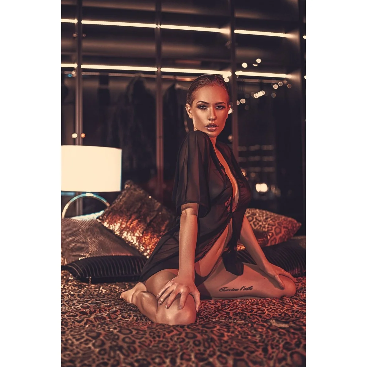 Schwarze Robe Aa052445 von Anais Apparel kaufen | Fesselliebe