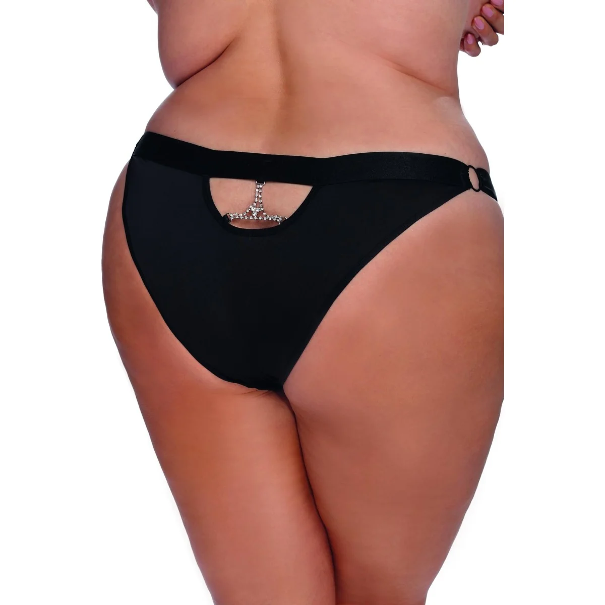 Schwarzer Knickers mit Spitze Aa053643 von Anais Apparel Plus Size kaufen | Fesselliebe