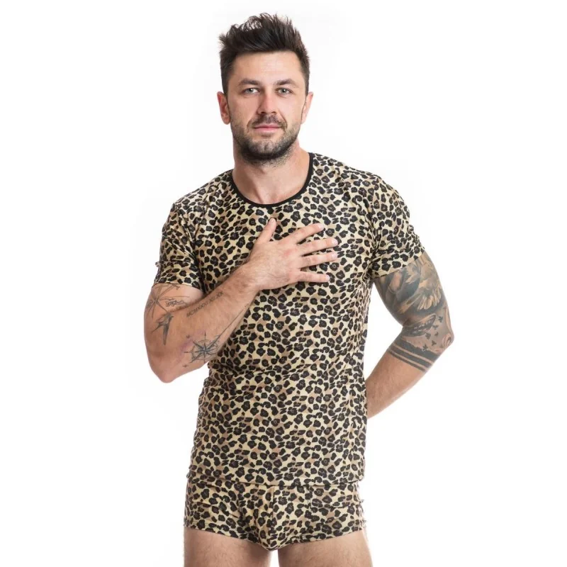 Herren T-Shirt 053556 Leopard von Anais For Men kaufen | Fesselliebe
