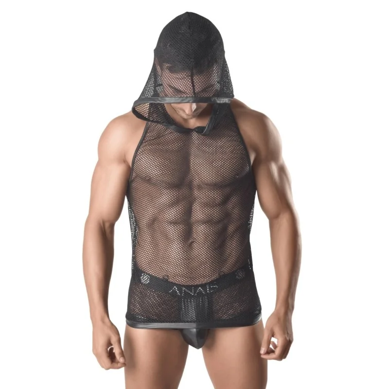 Herren Kapuzen-Netz-Shirt 054992 von Anais For Men kaufen | Fesselliebe 2