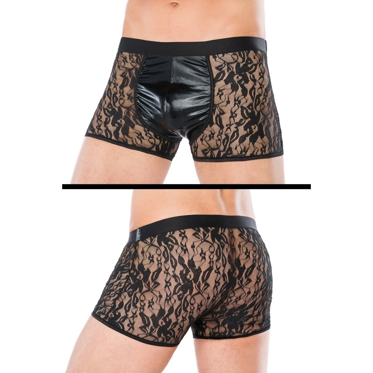 Schwarze Boxershorts Mc/9059 von Andalea kaufen | Fesselliebe