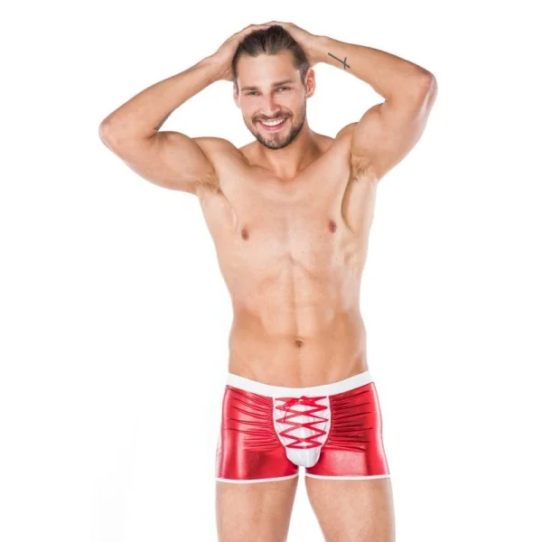 Rot/Weiße Boxershorts Mc/9091 von Andalea kaufen | Fesselliebe