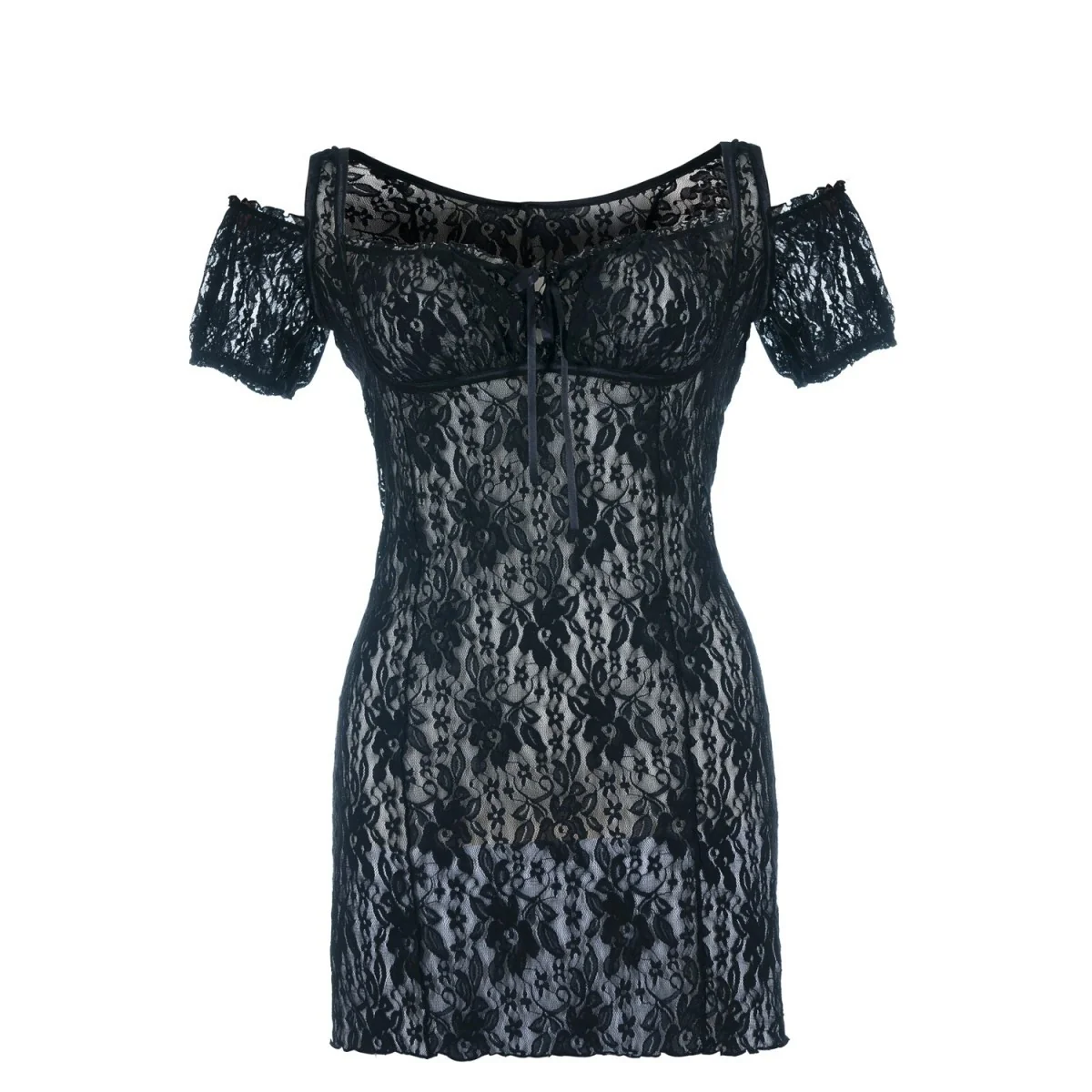 Schwarzes Chemise Sb/1007 Sexy Base Kollektion By Andalea kaufen | Fesselliebe