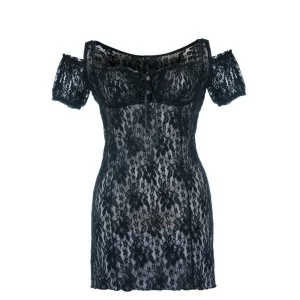 Schwarzes Chemise Sb/1007 Sexy Base Kollektion By Andalea kaufen | Fesselliebe