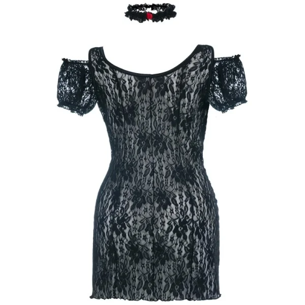 Schwarzes Chemise Sb/1007 Sexy Base Kollektion By Andalea kaufen | Fesselliebe