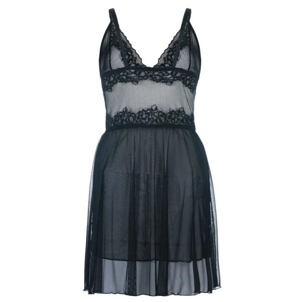 Schwarzes Chemise Sb/1010 Sexy Base Kollektion By Andalea kaufen | Fesselliebe