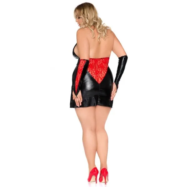 Schwarz/Rotes Chemise Z/5009 von Andalea kaufen | Fesselliebe