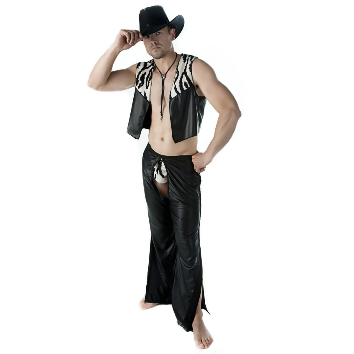 3-Teiliges Cowboy-Set Sw/105 Andalea Sexy Work Kollektion kaufen | Fesselliebe