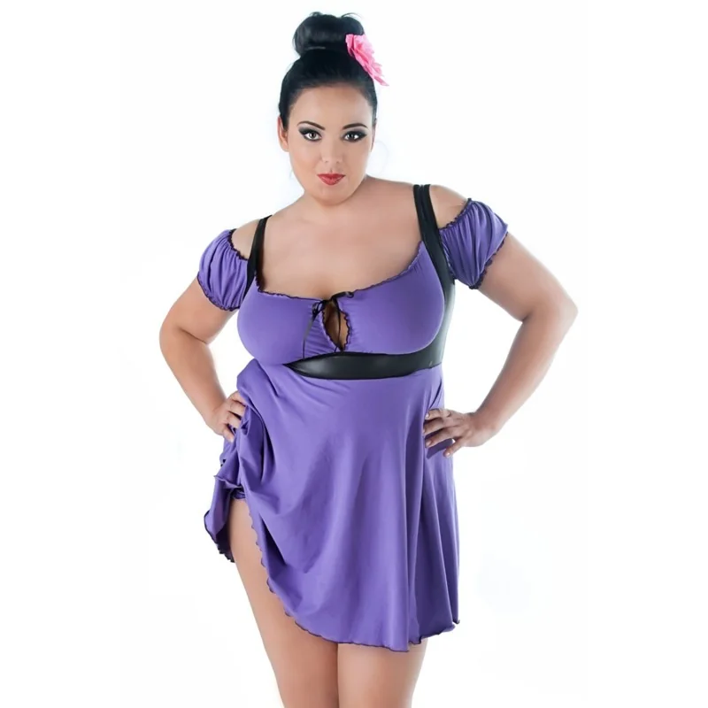 Violettes Chemise Sw/111 Andalea Sexy Work Kollektion kaufen | Fesselliebe 2