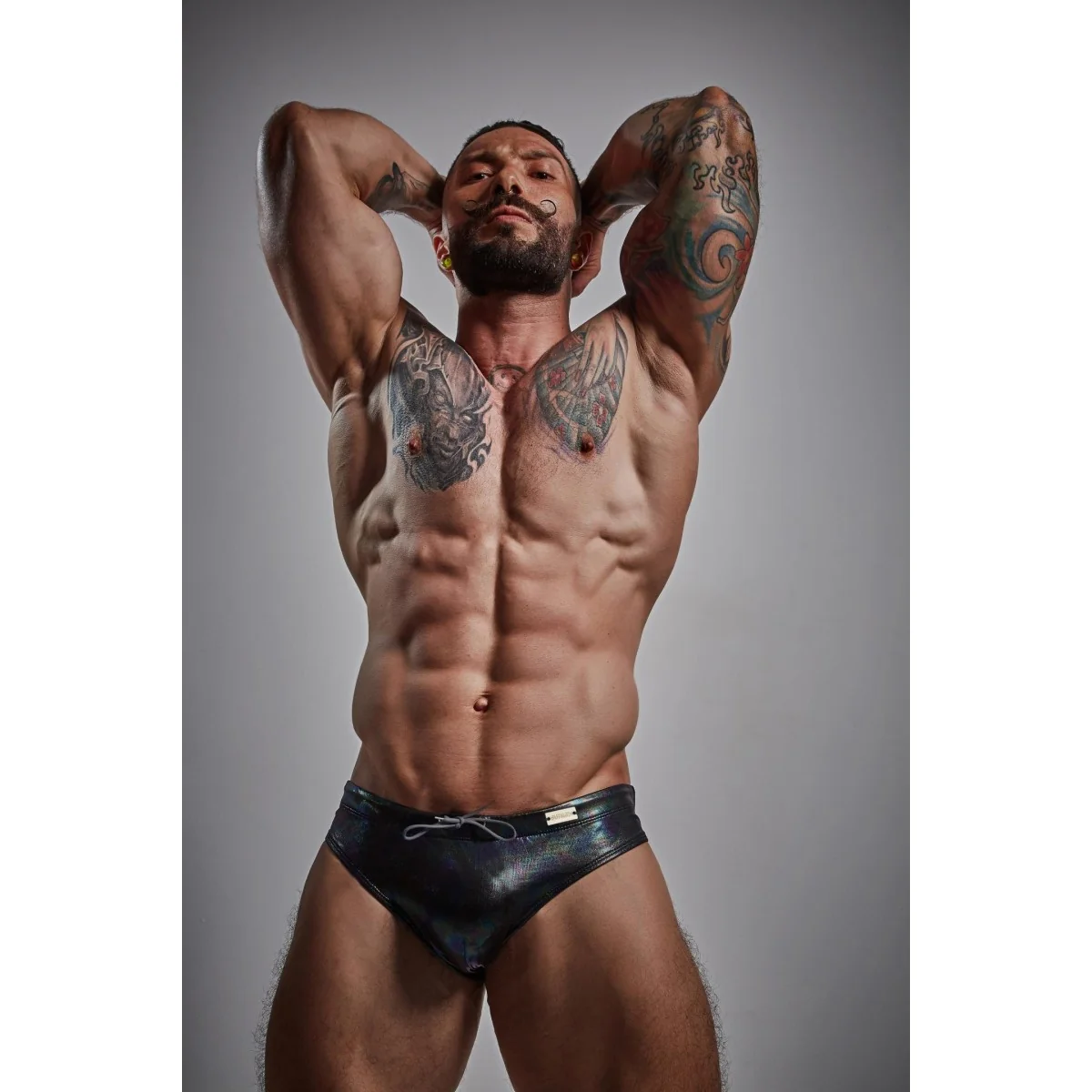 Schwarzer Badeslip Mitnight EMER4LD - kaufen | Fesselliebe