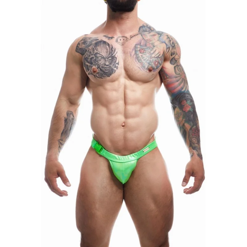 Grüner Wetlook Clip Tanga Brief EMER4LD von Cut4Men kaufen | Fesselliebe