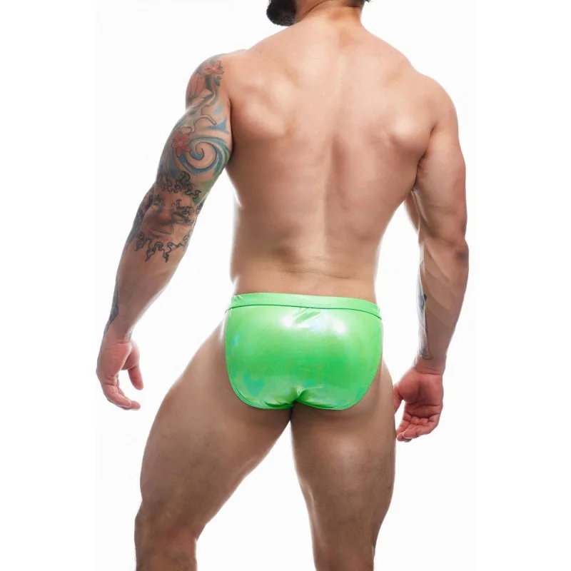 Grüner Wetlook Clip Tanga Brief EMER4LD von Cut4Men kaufen | Fesselliebe 2