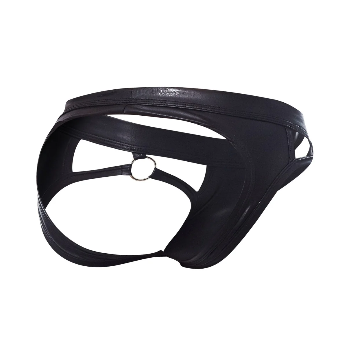 Schwarzer Wetlook Jockstrap BL4CK02 von Cut4Men kaufen | Fesselliebe