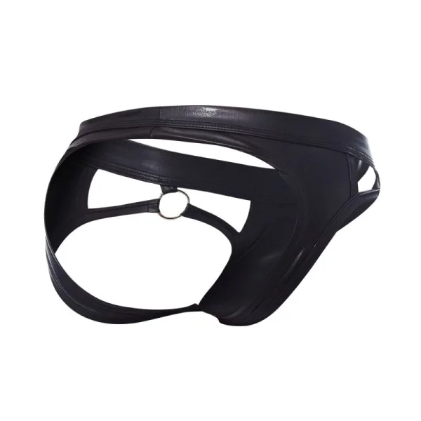 Schwarzer Wetlook Jockstrap BL4CK02 von Cut4Men kaufen | Fesselliebe