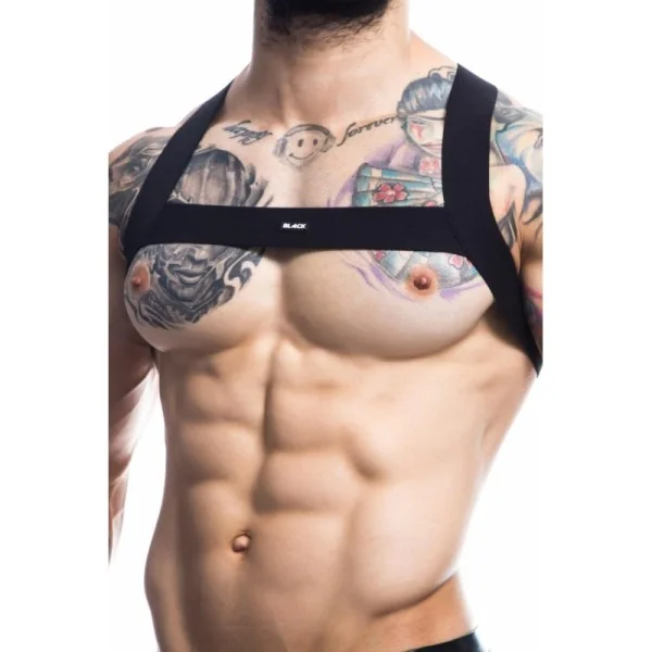 Schwarzer Brust-Harness 02 by Cut4Men kaufen | Fesselliebe
