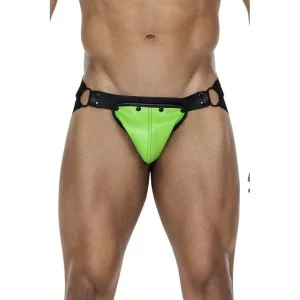 Neongrün/schwarzer Jock Snap von Cut4Men kaufen | Fesselliebe