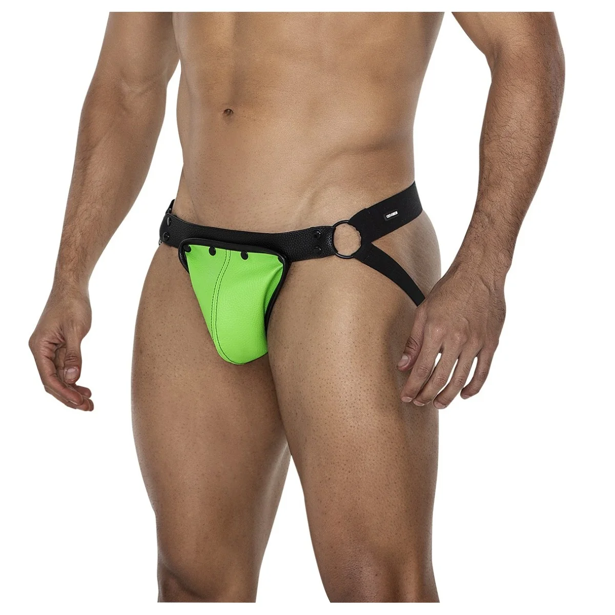 Neongrün/schwarzer Jock Snap von Cut4Men kaufen | Fesselliebe