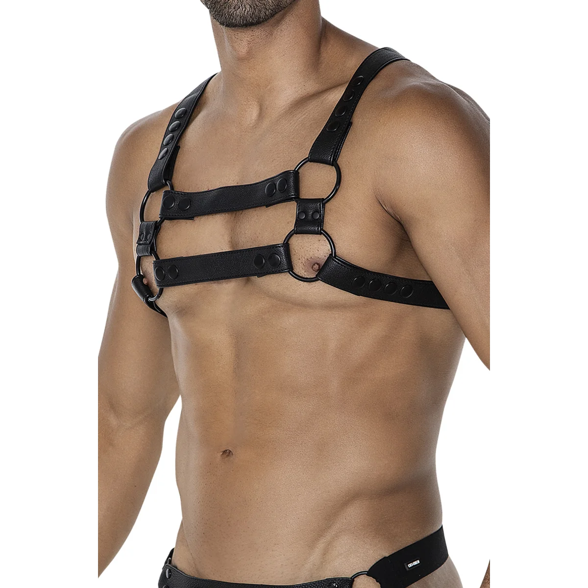 Schwarzer Brust-Harness 06 von Cut4Men kaufen | Fesselliebe